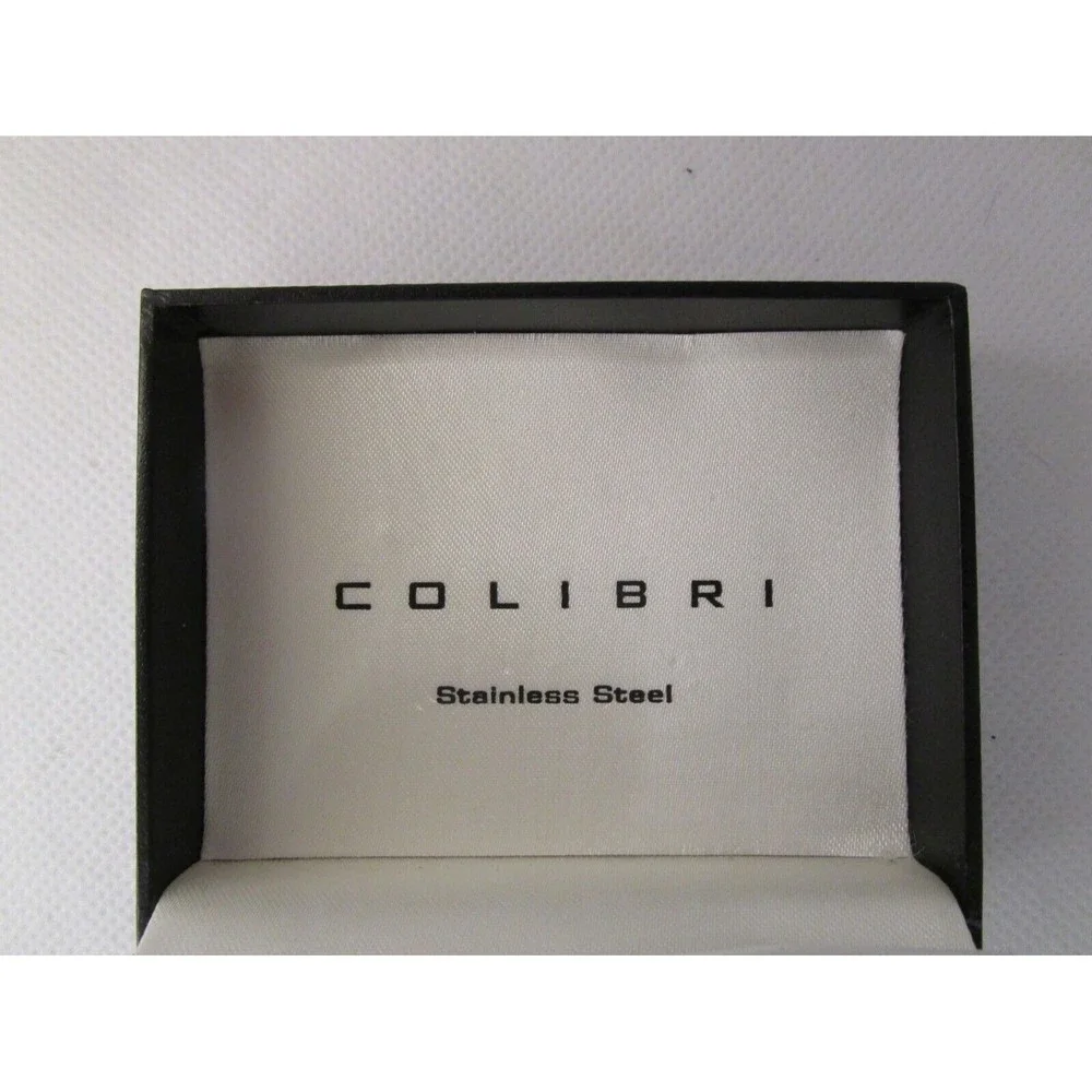 vintage Colibri of London-Stainless Steel cuff links